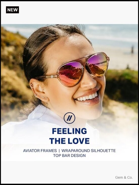 Polarized Aviator Sunglasses with Wrap-Around Frame, 100% UV Protection main image 6